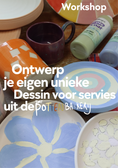 workshop ontwerpen en beschilderen van keramiek