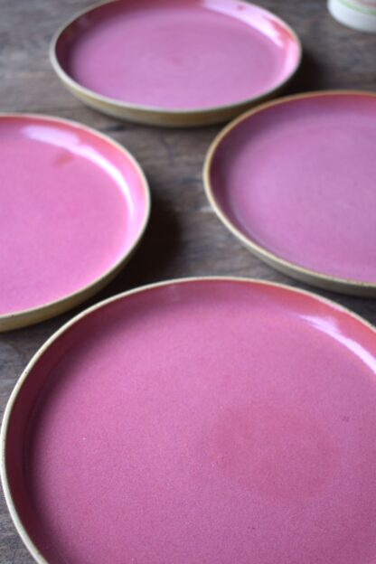 ontbijt bord roze