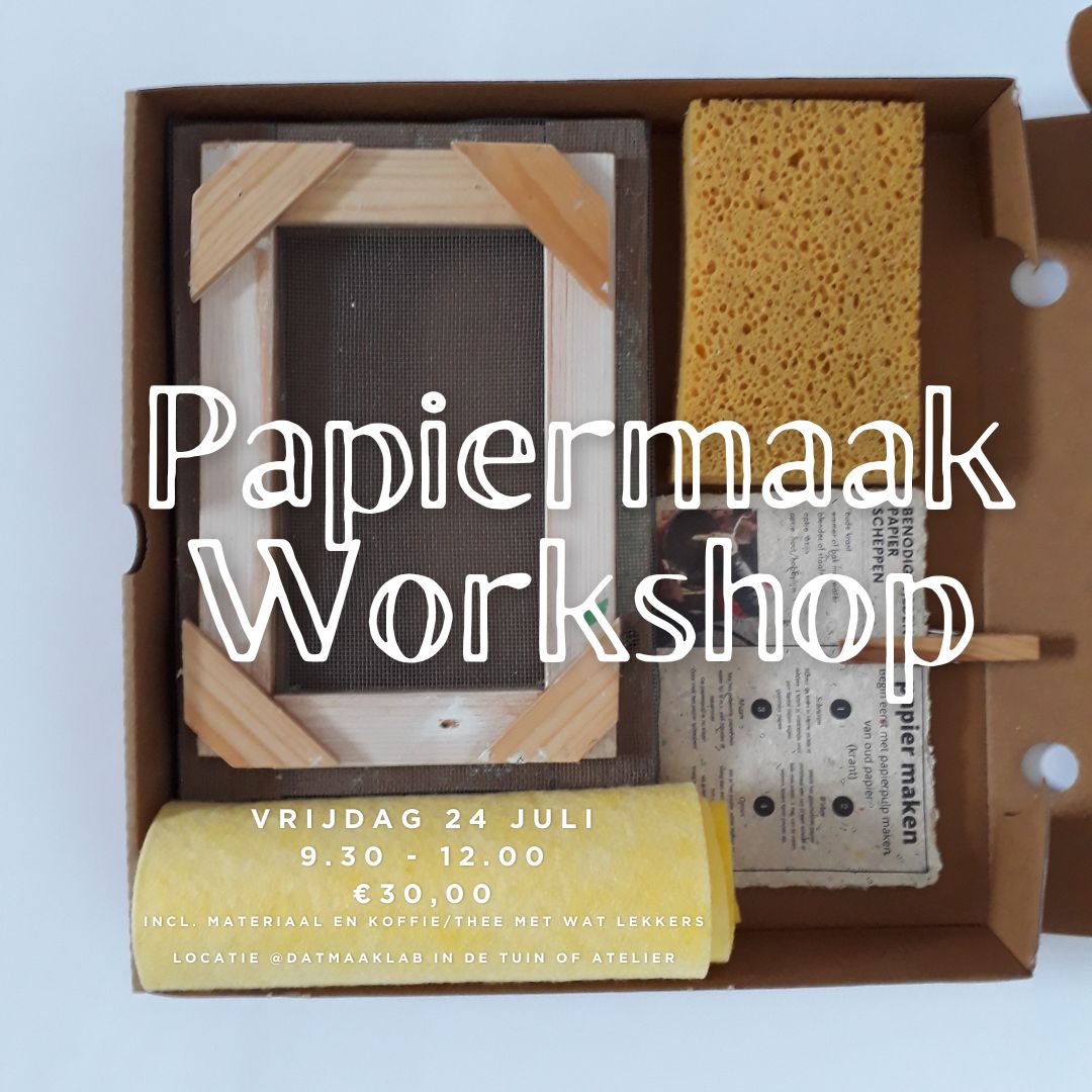 workshop, papier maken, cursus, paperlover, papier, papier scheppen, maaklab